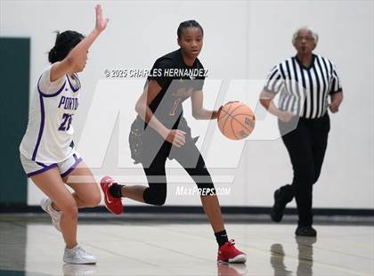 Thumbnail 2 in St. Mary's Academy vs. Portola (Mira Costa Classic) photogallery.
