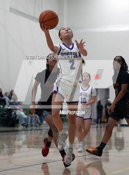 Thumbnail 1 in St. Mary's Academy vs. Portola (Mira Costa Classic) photogallery.