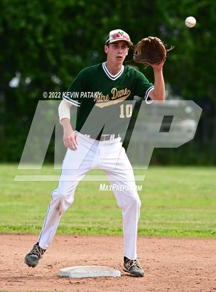 Thumbnail 3 in Wilton @ Notre Dame, WH (CIAC Class L 1st Round) photogallery.