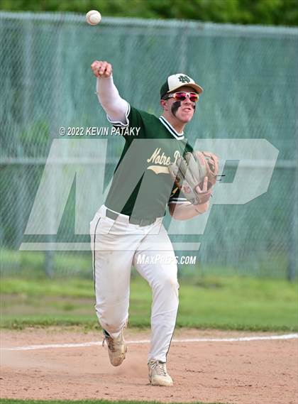 Thumbnail 2 in Wilton @ Notre Dame, WH (CIAC Class L 1st Round) photogallery.
