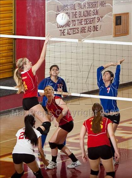 Thumbnail 1 in Palm Desert vs Indio (Palm Desert Varsity Tournament) photogallery.