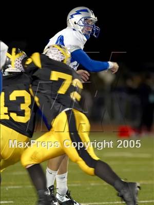 Thumbnail 2 in Rocklin vs Del Oro (D2 Section Final) photogallery.