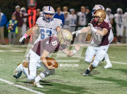 Thumbnail 3 in Indianapolis Bishop Chatard vs Brebeuf Jesuit Preparatory (IHSAA 3A Sectional 1st Round) photogallery.