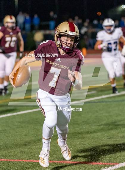 Thumbnail 1 in Indianapolis Bishop Chatard vs Brebeuf Jesuit Preparatory (IHSAA 3A Sectional 1st Round) photogallery.