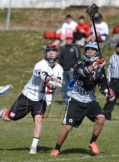 Thumbnail 1 in Pleasant Grove Vikings @ Weber Warriors Lacrosse photogallery.
