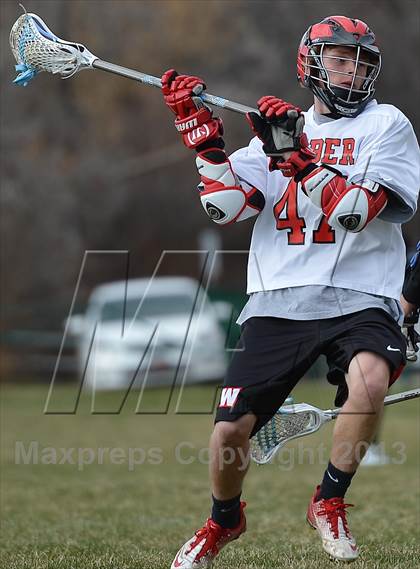 Thumbnail 2 in Pleasant Grove Vikings @ Weber Warriors Lacrosse photogallery.