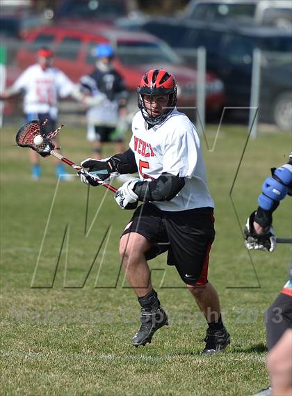 Thumbnail 1 in Pleasant Grove Vikings @ Weber Warriors Lacrosse photogallery.