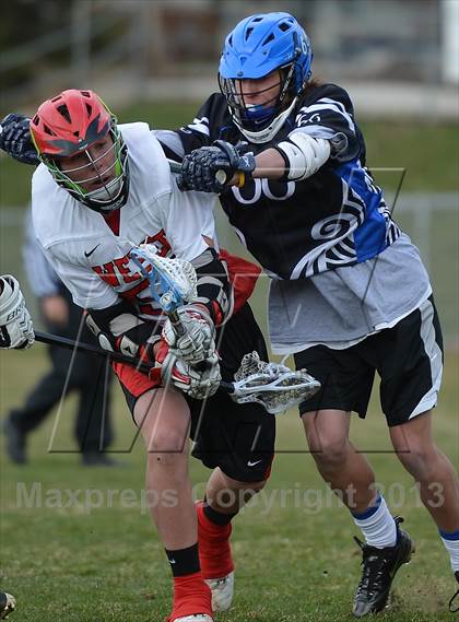 Thumbnail 2 in Pleasant Grove Vikings @ Weber Warriors Lacrosse photogallery.
