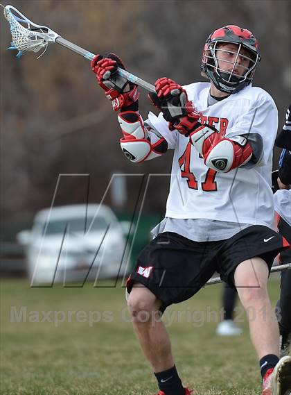 Thumbnail 3 in Pleasant Grove Vikings @ Weber Warriors Lacrosse photogallery.
