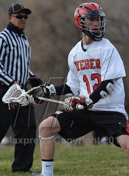 Thumbnail 1 in Pleasant Grove Vikings @ Weber Warriors Lacrosse photogallery.