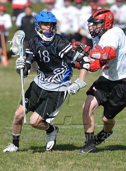 Thumbnail 2 in Pleasant Grove Vikings @ Weber Warriors Lacrosse photogallery.