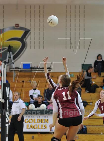 Thumbnail 1 in Chatfield vs. Palmer (CHSAA 5A Region 5) photogallery.