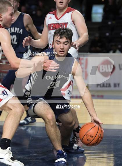 Thumbnail 3 in Kennedy Catholic vs. Olympia photogallery.