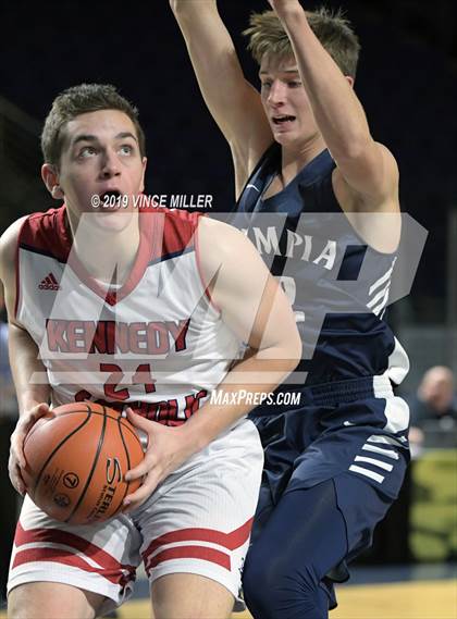 Thumbnail 2 in Kennedy Catholic vs. Olympia photogallery.