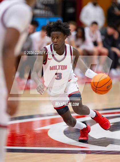 Thumbnail 3 in McEachern vs Milton (Nike Elite HS Showcase GA) photogallery.