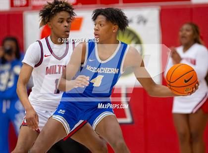 Thumbnail 1 in McEachern vs Milton (Nike Elite HS Showcase GA) photogallery.