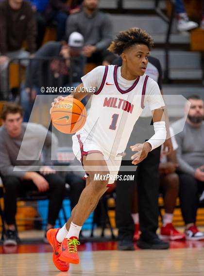 Thumbnail 3 in McEachern vs Milton (Nike Elite HS Showcase GA) photogallery.