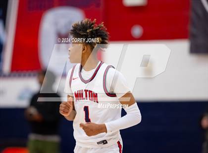 Thumbnail 2 in McEachern vs Milton (Nike Elite HS Showcase GA) photogallery.