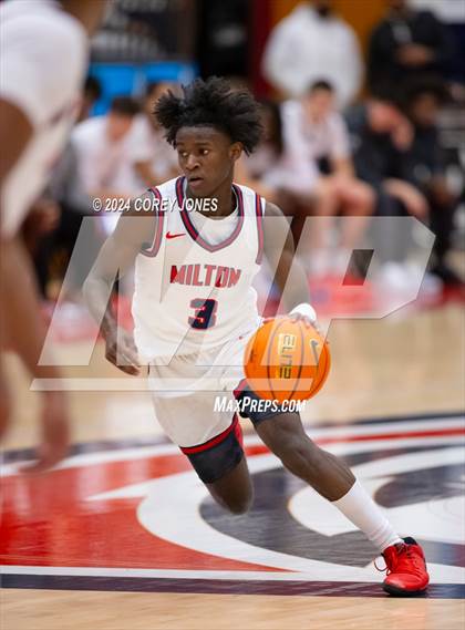 Thumbnail 1 in McEachern vs Milton (Nike Elite HS Showcase GA) photogallery.