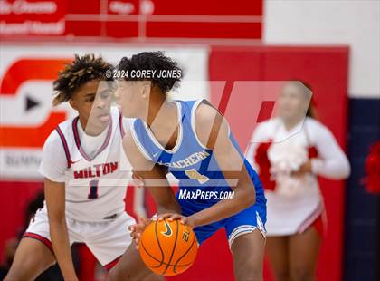 Thumbnail 2 in McEachern vs Milton (Nike Elite HS Showcase GA) photogallery.