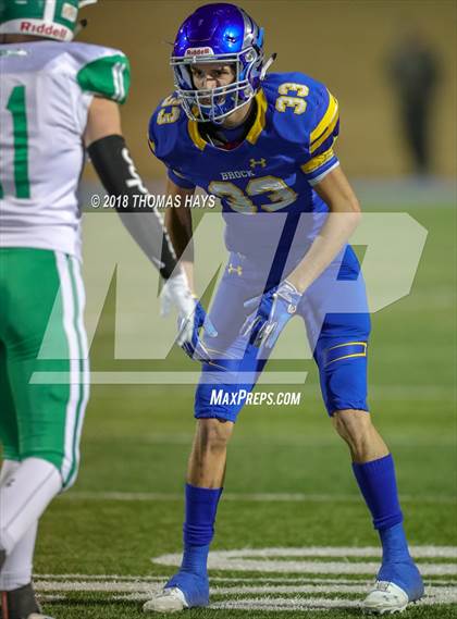 Thumbnail 1 in Wall vs. Brock (UIL 3A Regional Playoff) photogallery.