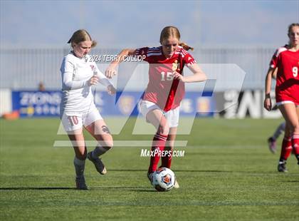 Thumbnail 2 in Morgan vs. Judge Memorial Catholic (UHSAA 3A Semifinal) photogallery.