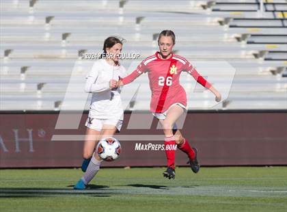 Thumbnail 2 in Morgan vs. Judge Memorial Catholic (UHSAA 3A Semifinal) photogallery.