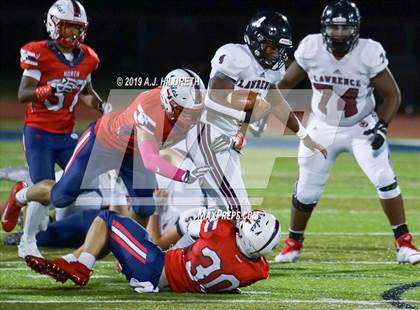 Thumbnail 2 in Lawrence @ Olathe North Varsity Football photogallery.