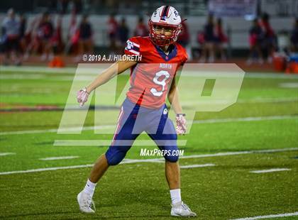 Thumbnail 2 in Lawrence @ Olathe North Varsity Football photogallery.