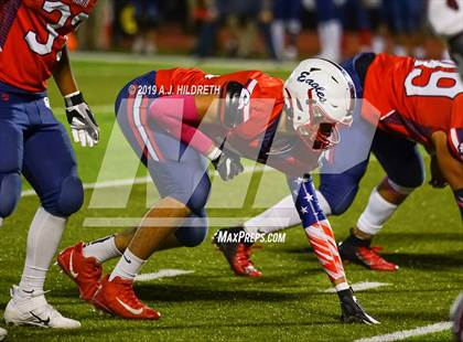 Thumbnail 3 in Lawrence @ Olathe North Varsity Football photogallery.