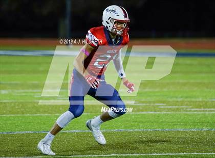 Thumbnail 3 in Lawrence @ Olathe North Varsity Football photogallery.