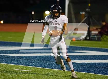 Thumbnail 1 in Lawrence @ Olathe North Varsity Football photogallery.