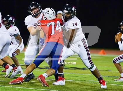 Thumbnail 1 in Lawrence @ Olathe North Varsity Football photogallery.