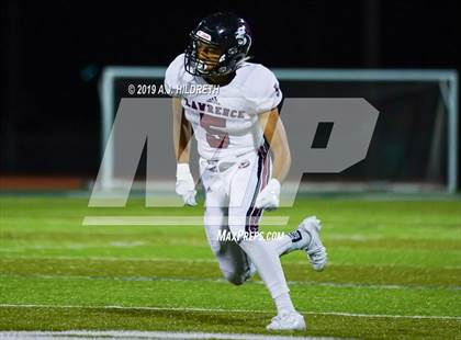 Thumbnail 1 in Lawrence @ Olathe North Varsity Football photogallery.