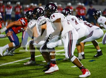 Thumbnail 3 in Lawrence @ Olathe North Varsity Football photogallery.