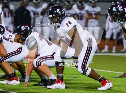 Thumbnail 1 in Lawrence @ Olathe North Varsity Football photogallery.