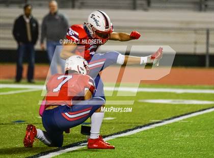 Thumbnail 1 in Lawrence @ Olathe North Varsity Football photogallery.
