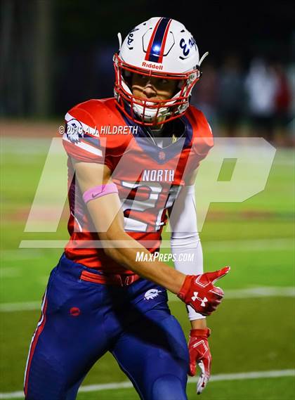 Thumbnail 2 in Lawrence @ Olathe North Varsity Football photogallery.