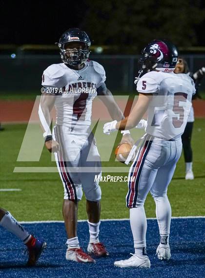 Thumbnail 1 in Lawrence @ Olathe North Varsity Football photogallery.