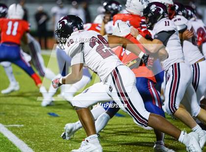 Thumbnail 3 in Lawrence @ Olathe North Varsity Football photogallery.