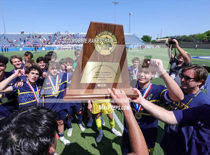 Thumbnail 1 in Liberty Hill vs. Highland Park (UIL 5A Soccer Division II Final Medal Ceremony) photogallery.