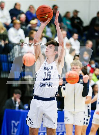 Thumbnail 2 in Rondout Valley vs. Burke Catholic (Section 9 Class B Final) photogallery.