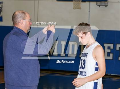 Thumbnail 3 in Rondout Valley vs. Burke Catholic (Section 9 Class B Final) photogallery.