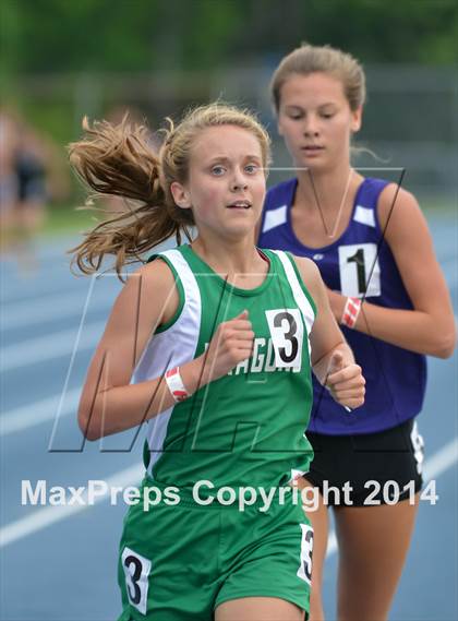 Thumbnail 3 in NCHSAA 2A Girls Track & Field Championships photogallery.