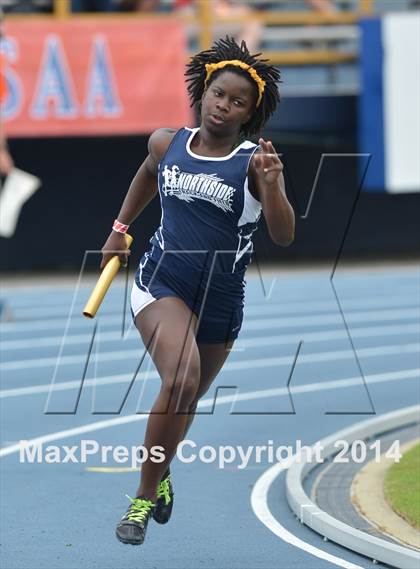 Thumbnail 2 in NCHSAA 2A Girls Track & Field Championships photogallery.