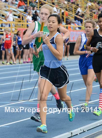 Thumbnail 3 in NCHSAA 2A Girls Track & Field Championships photogallery.