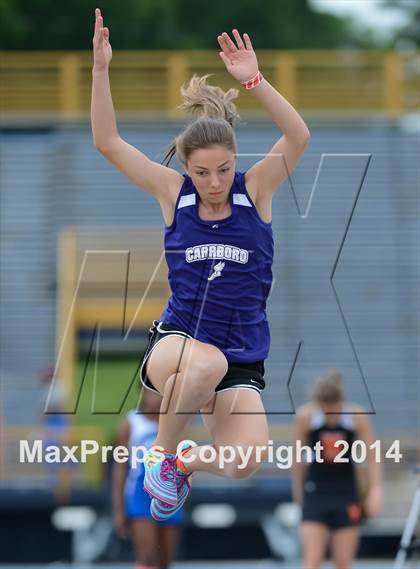 Thumbnail 3 in NCHSAA 2A Girls Track & Field Championships photogallery.