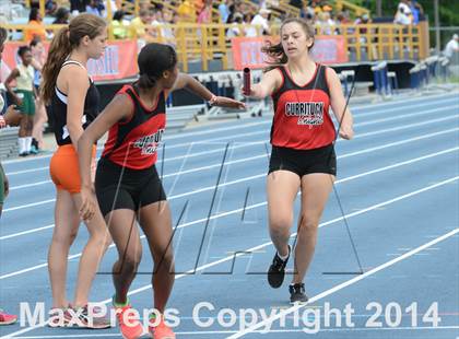 Thumbnail 3 in NCHSAA 2A Girls Track & Field Championships photogallery.