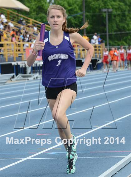 Thumbnail 3 in NCHSAA 2A Girls Track & Field Championships photogallery.