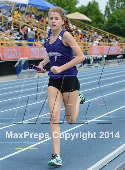 Thumbnail 1 in NCHSAA 2A Girls Track & Field Championships photogallery.